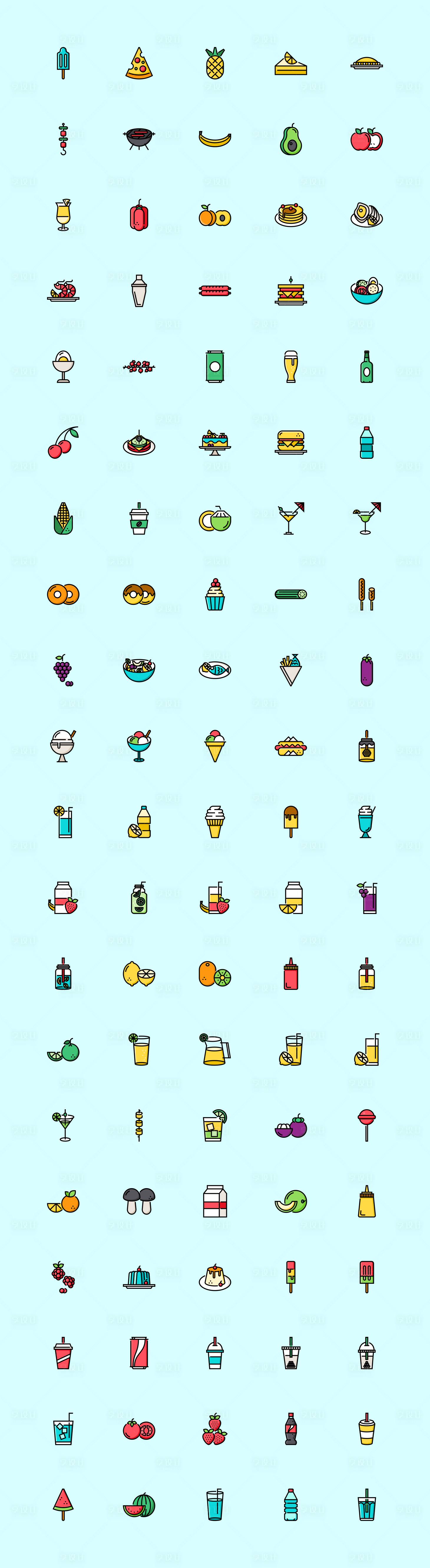 源文件下载【享设计】搜索编号：65570018301987917【食物类矢量素材】