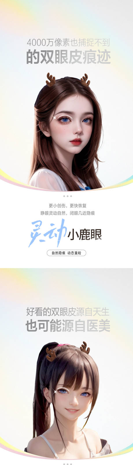 源文件下載【享設計】搜索編號：46960018015449519【醫美雙眼皮海報】