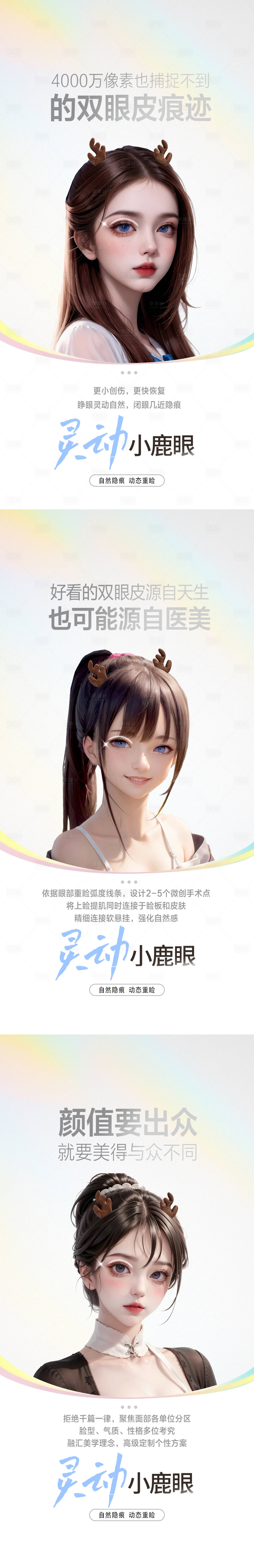 源文件下载【享设计】搜索编号：46960018015449519【医美双眼皮海报】