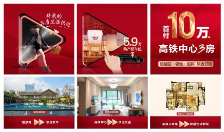 源文件下载【地产价值点六宫格】编号：20300018284843171