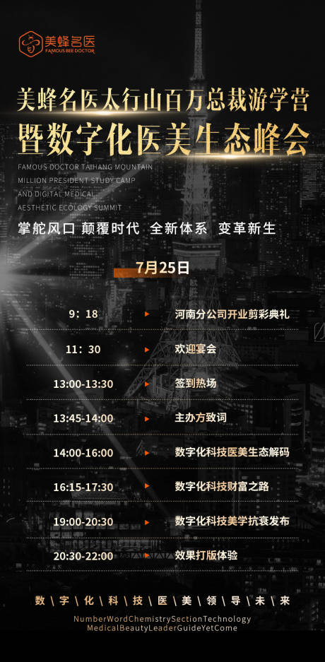 源文件下載【醫美峰會流程海報】編號：68000017982935260