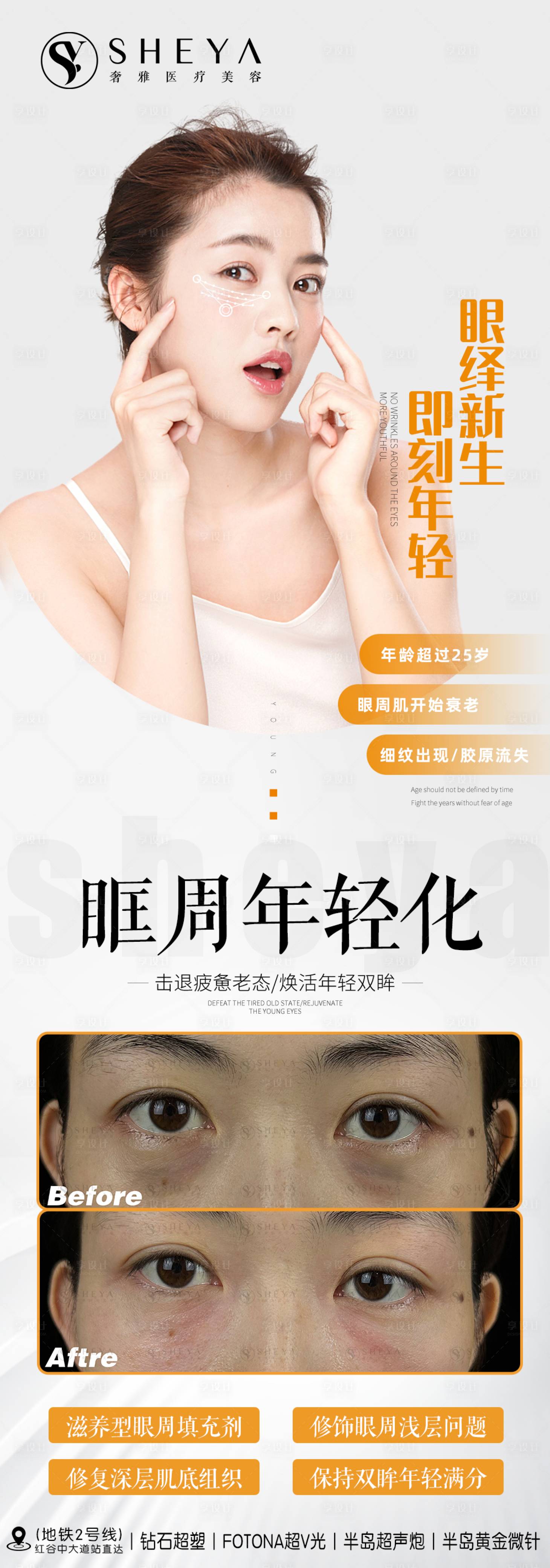 源文件下载【眼周年轻长图】编号：19660018369472115