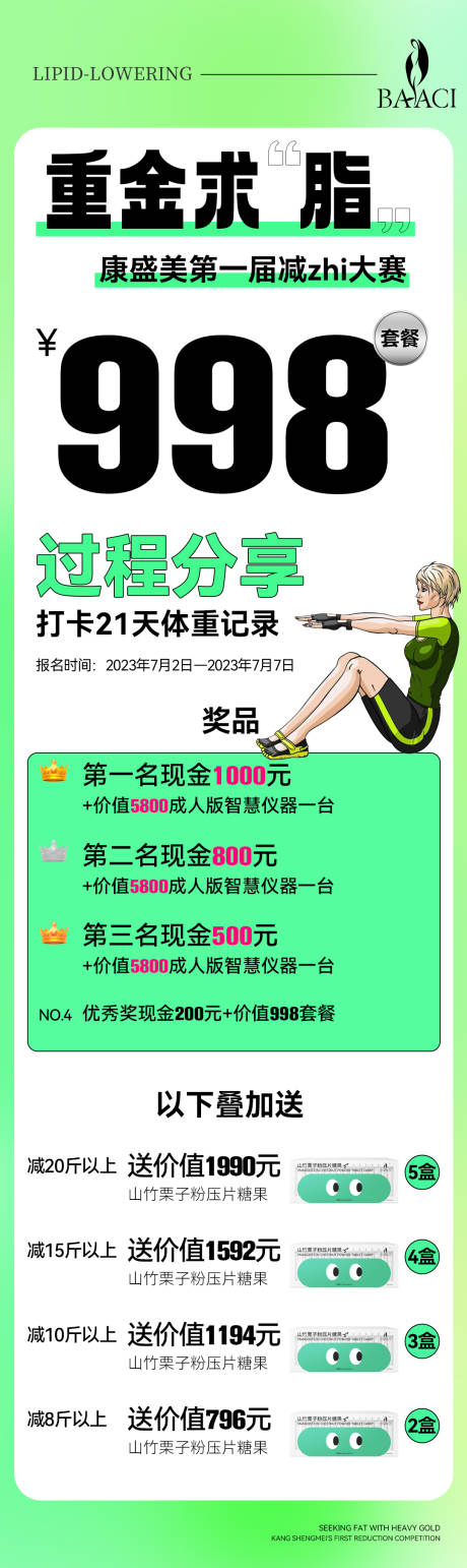 源文件下載【減脂瘦身宣傳海報】編號：95810017952781480