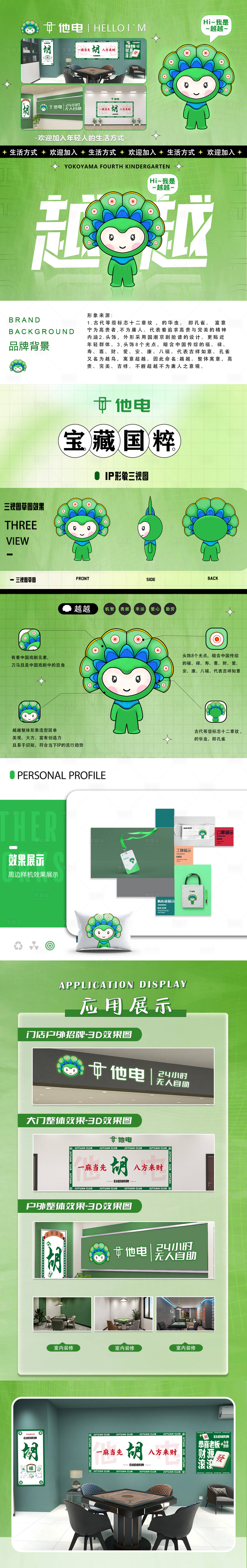 源文件下载【孔雀吉祥物IP形象设计】编号：46570018069585011