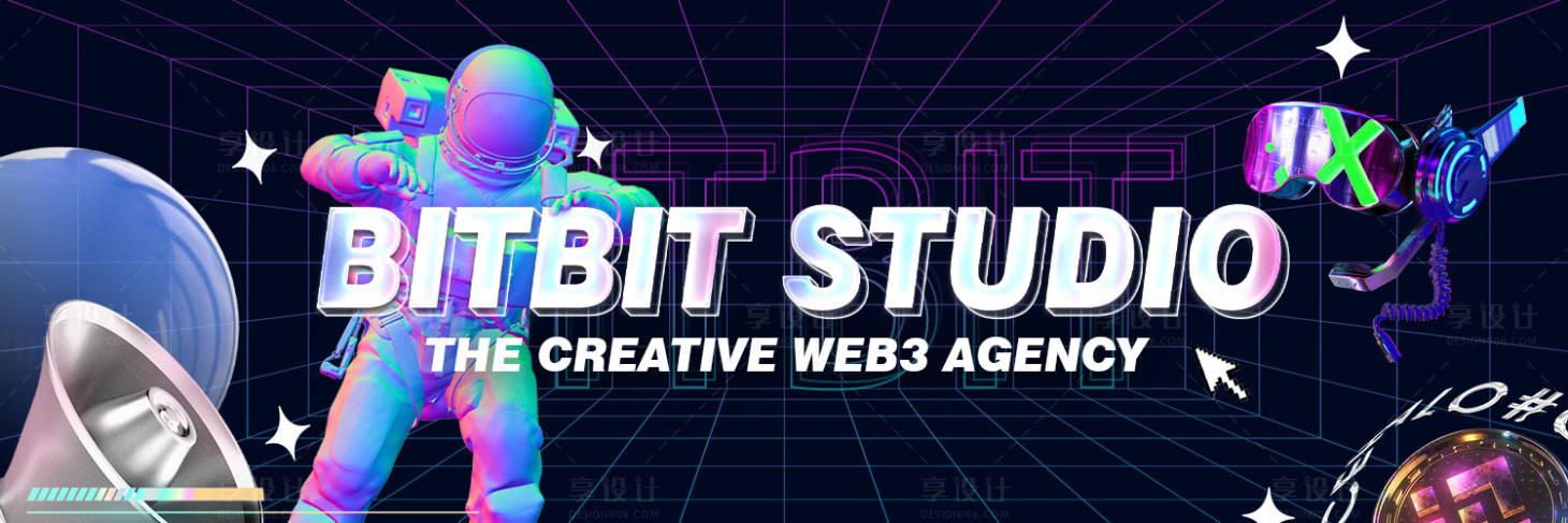 源文件下載【享設計】搜索編號：75740018398012536【web3懸窗banner】