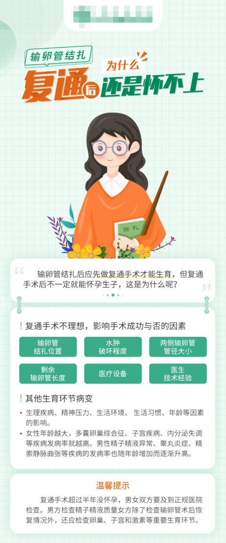 源文件下載【享設計】搜索編號：45490018207122175【不孕科普海報】