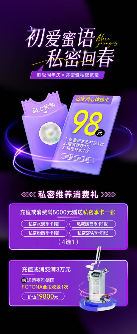 源文件下载【私密爱心体验卡海报】编号：23570018020201118