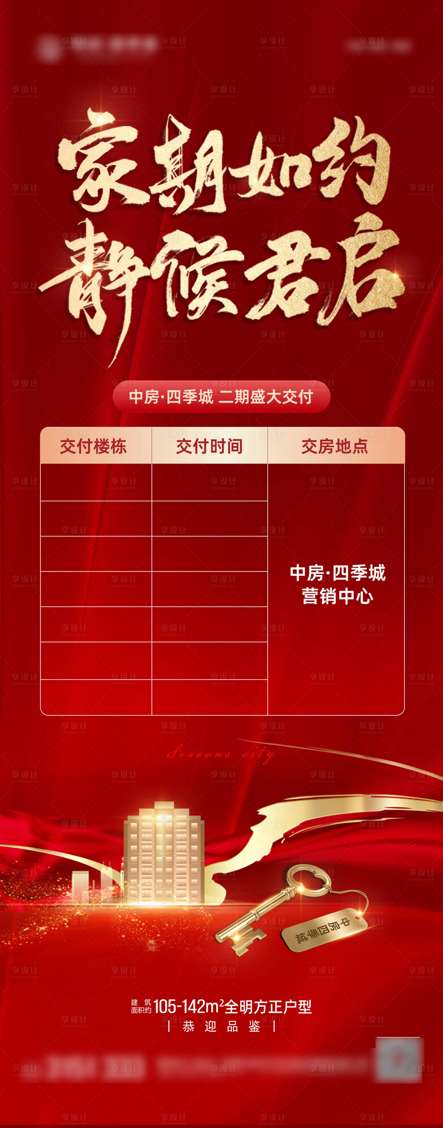 源文件下载【享设计】搜索编号：58230018411802880【地产交付海报】