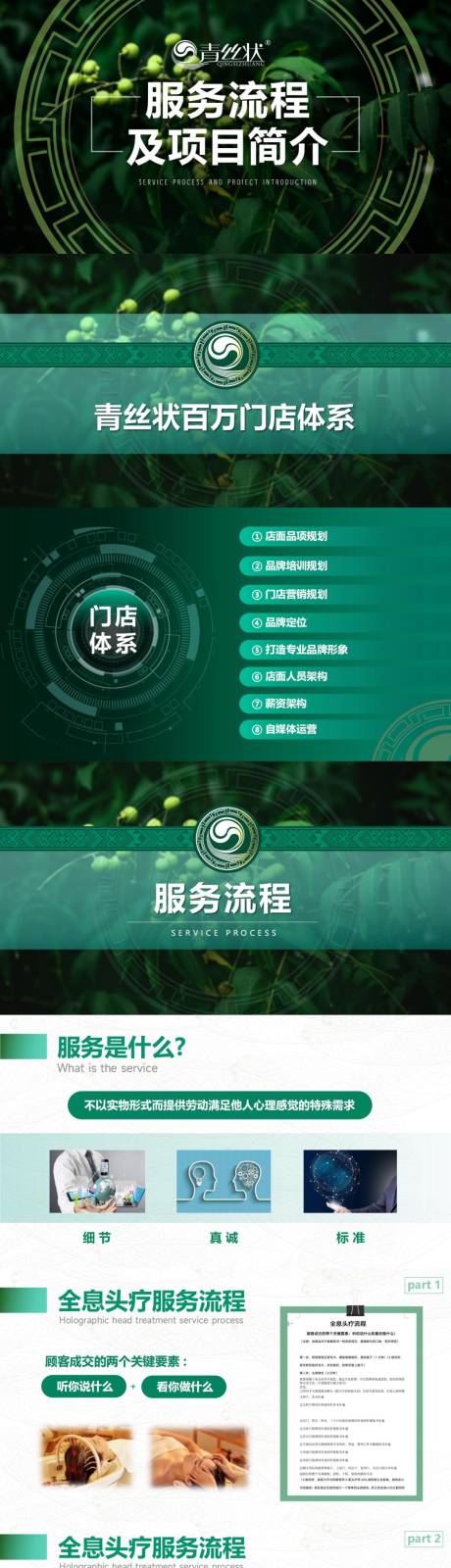 源文件下载【绿色植物清新PPT】编号：20230725093137551