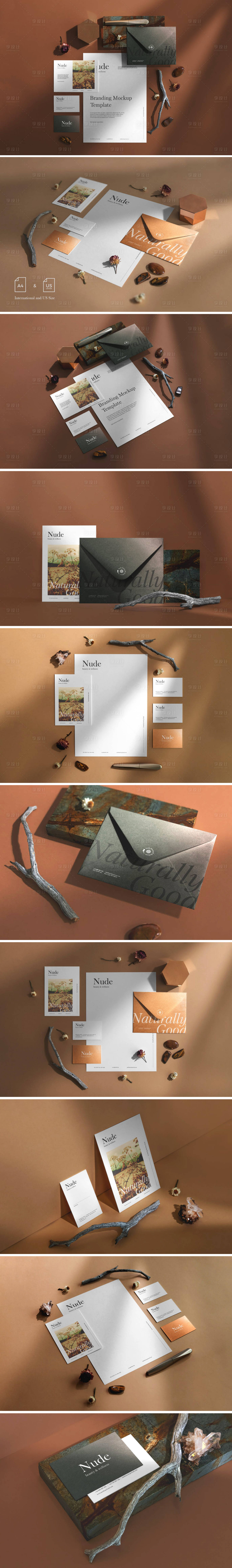 源文件下载【享设计】搜索编号：98030018333053646【质感高端VI设计提案样机】