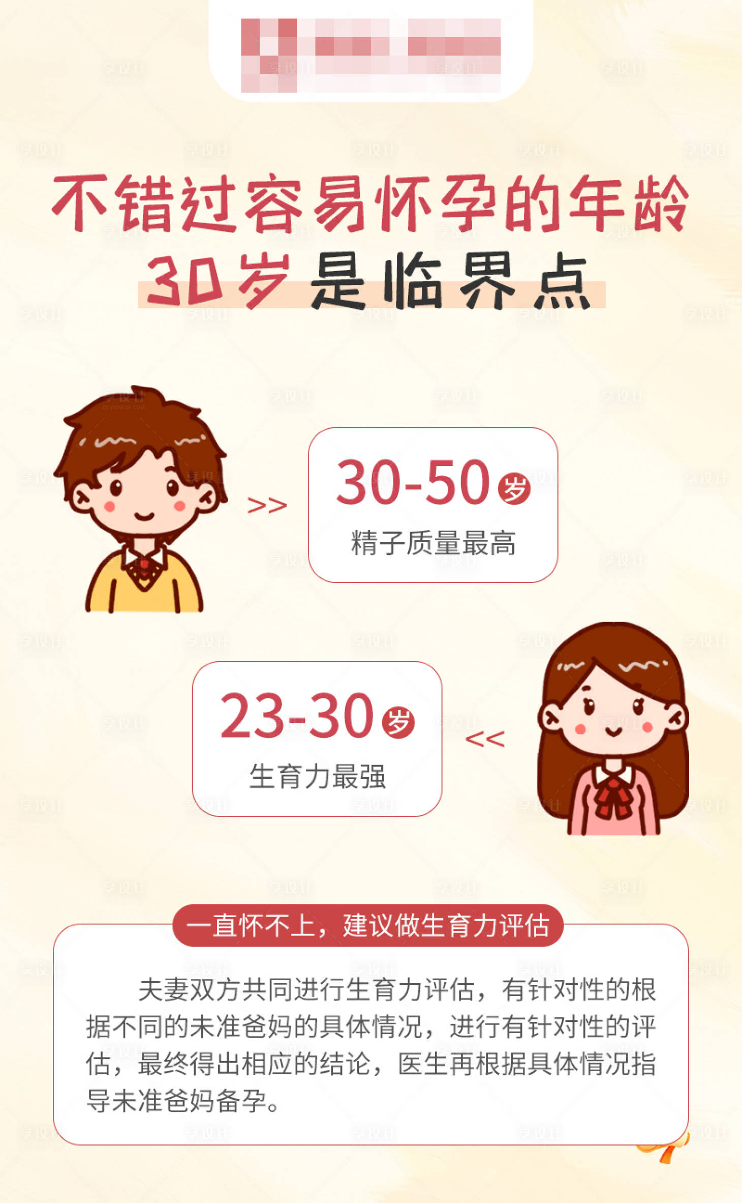 源文件下載【享設(shè)計(jì)】搜索編號(hào)：58420018325752049【不錯(cuò)過(guò)容易懷孕的年齡科普海報(bào)】