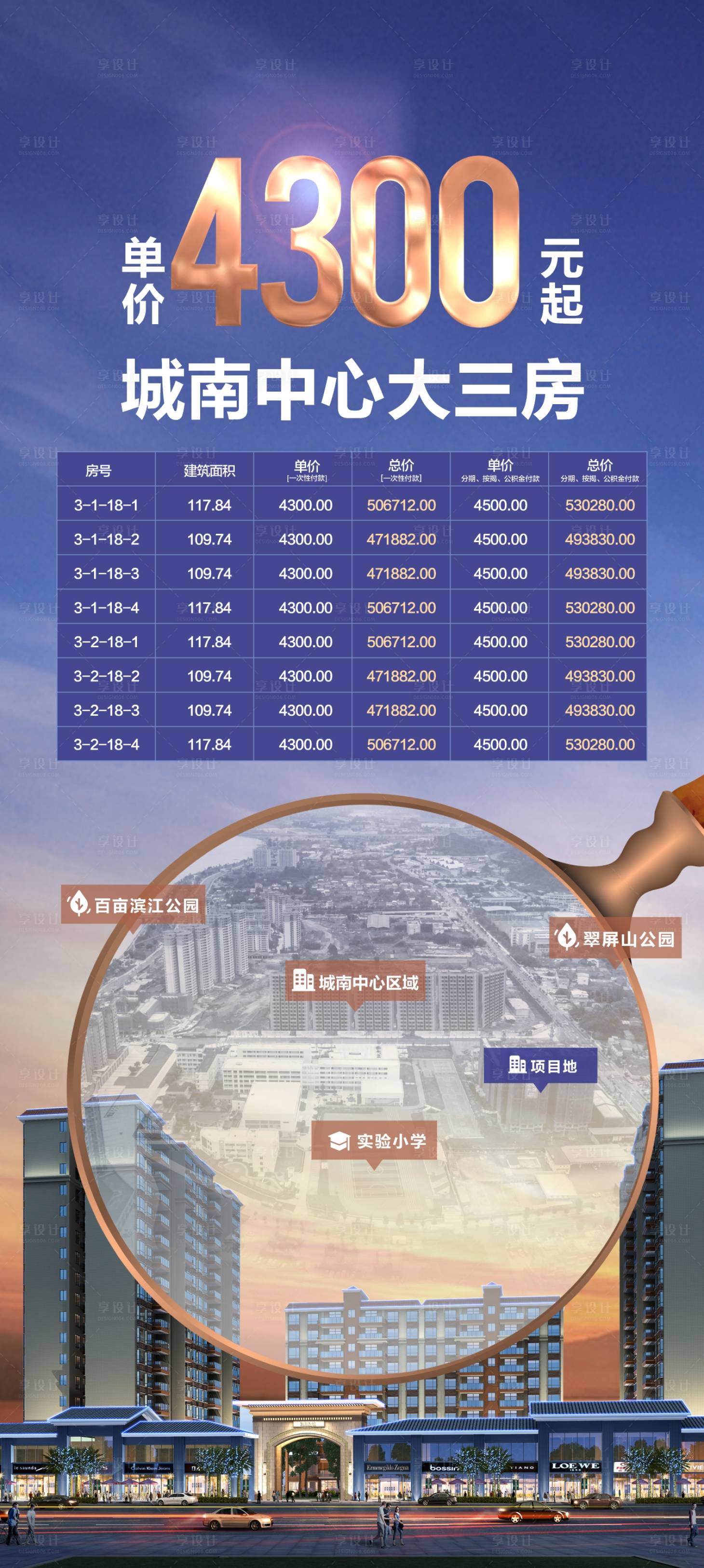 源文件下载【地产单价油爆海报】编号：19290018343862896