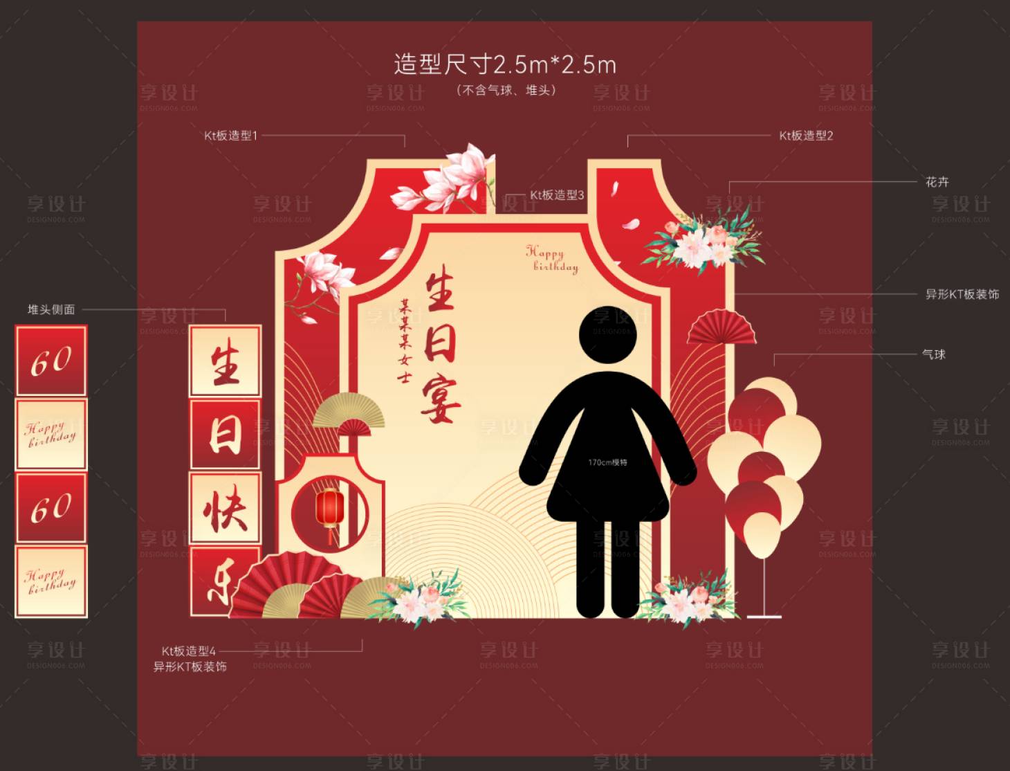 源文件下载【生日宴美陈造型】编号：60590018263566642