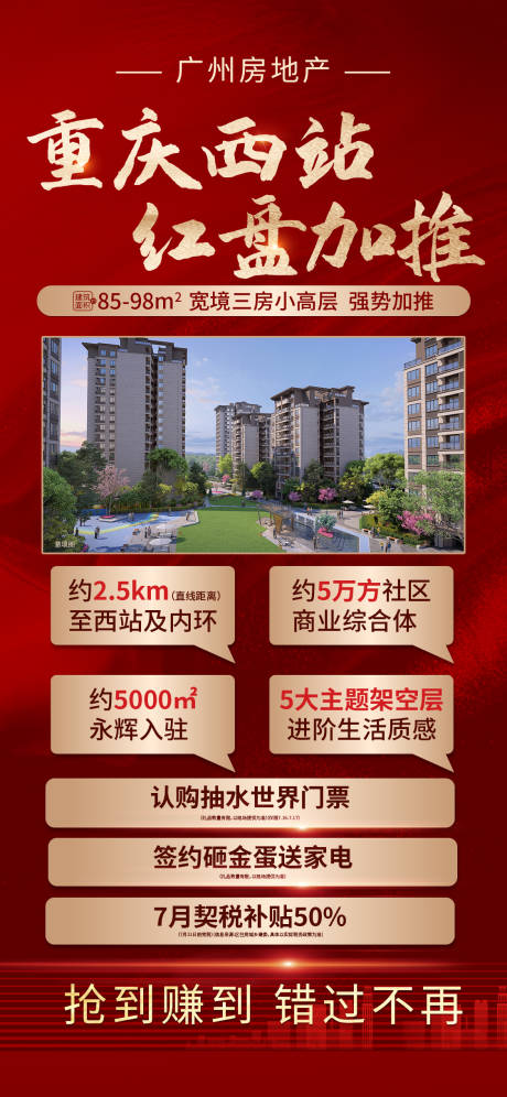 源文件下载【地产热销海报】编号：20230702130831572