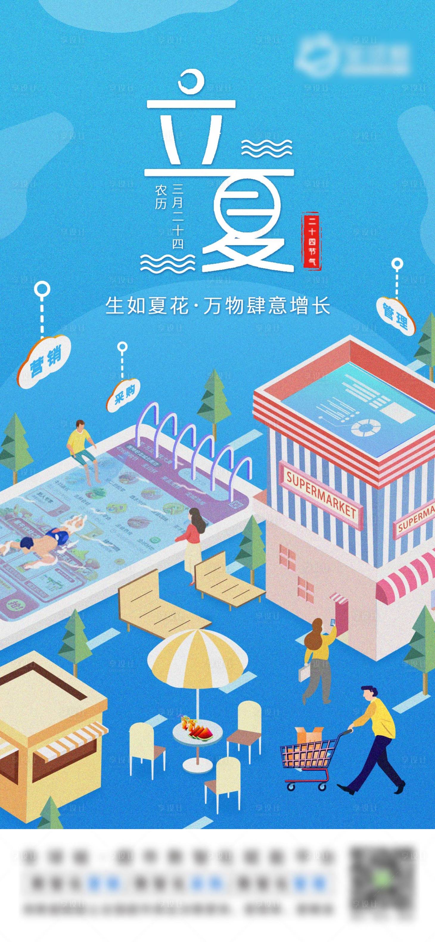 源文件下載【享設計】搜索編號：75830018162508562【立夏海報】