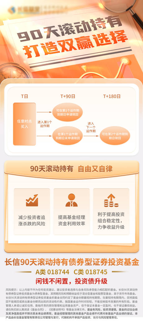 源文件下载【橙色纸质基金海报】编号：20230711150020691