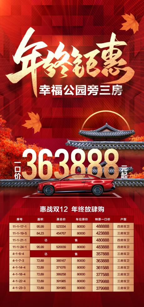 源文件下載【地產年終鉅惠海報】編號：36360018371776156