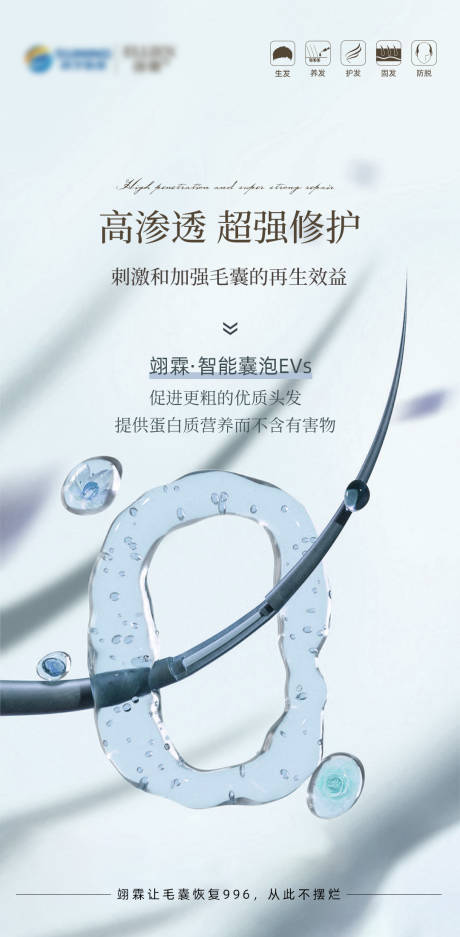 源文件下载【超强修护掉发海报】编号：81220018261625545