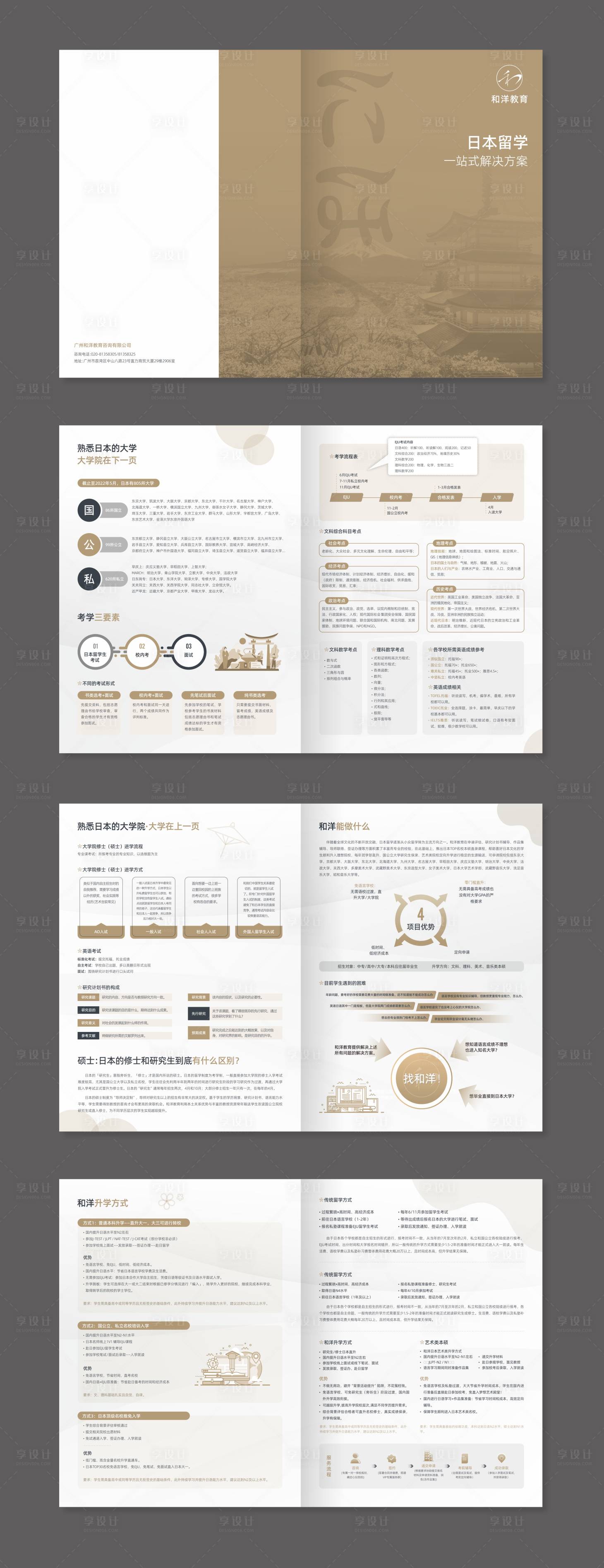 源文件下载【享设计】搜索编号：61820018021759197【留学商务手册画册 】
