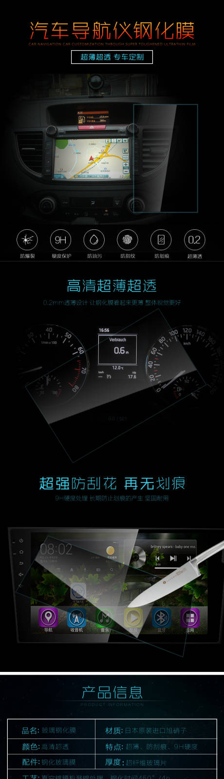 编号：20230702131033354【享设计】源文件下载-汽车导航仪钢化膜电商详情页