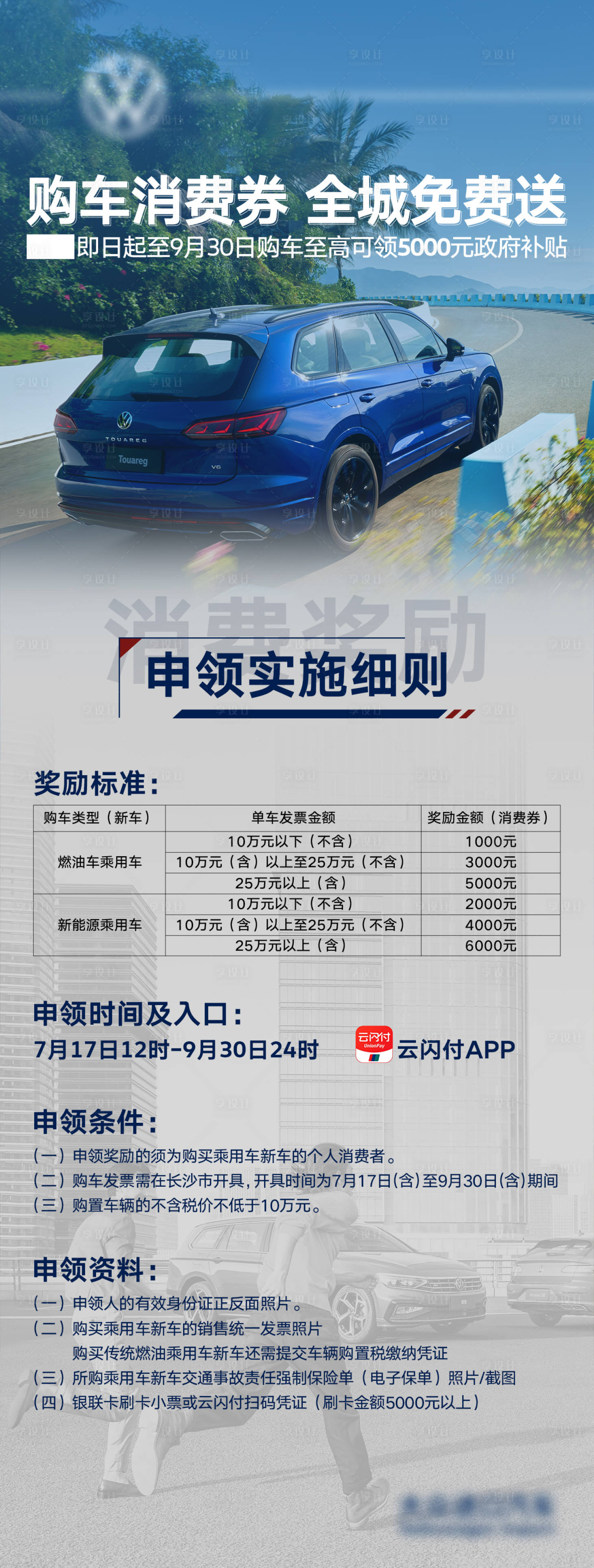 源文件下载【享设计】搜索编号：83760018199671859【汽车消费补贴政策解读海报长图】