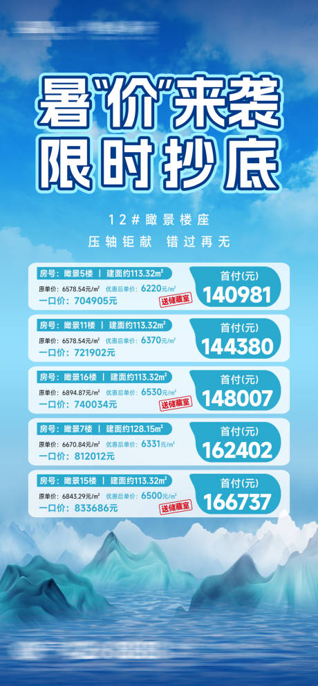 源文件下載【地產特價房海報】編號：17200018027766978
