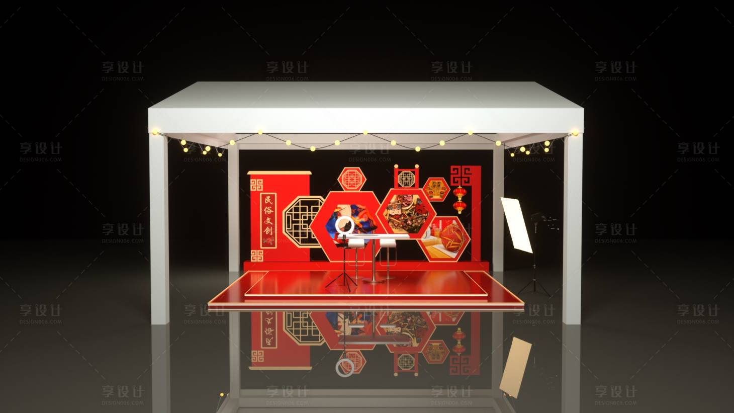 源文件下載【民俗文創(chuàng)背景板】編號：62610017957062406