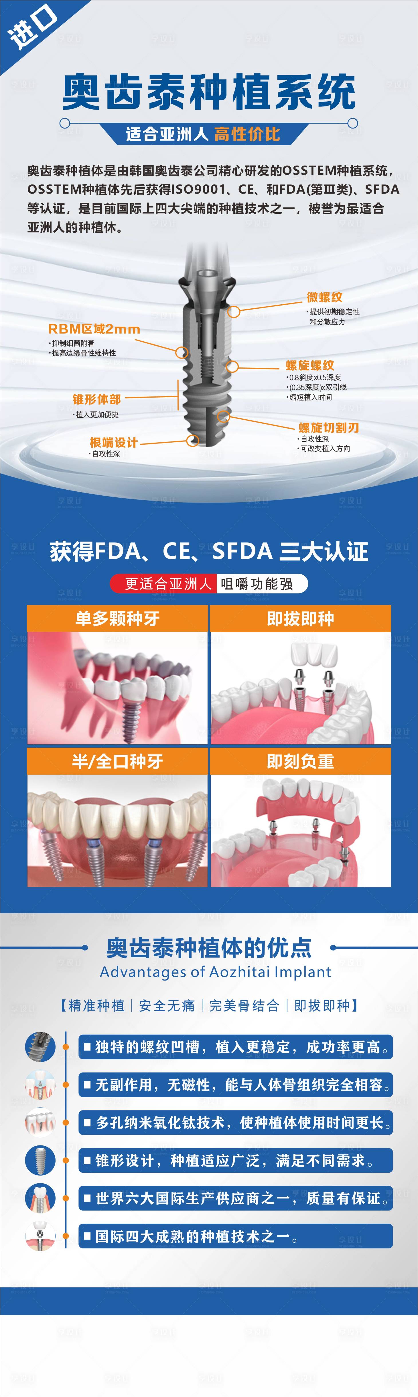 源文件下載【享設(shè)計】搜索編號：28300018097043793【奧齒泰種植體簡介】