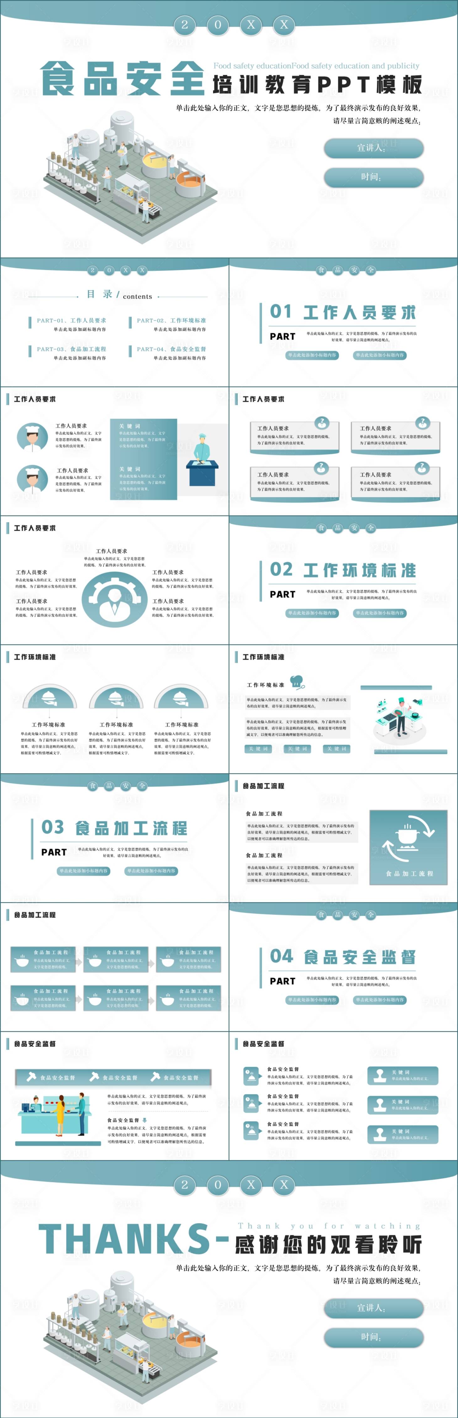 源文件下载【食堂安全培训PPT】编号：20230731145902604