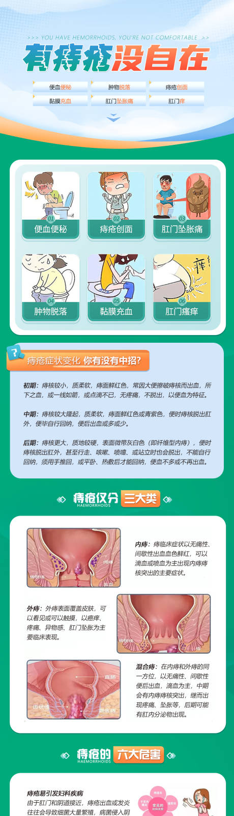源文件下载【痔疮海报】编号：71570018344408569