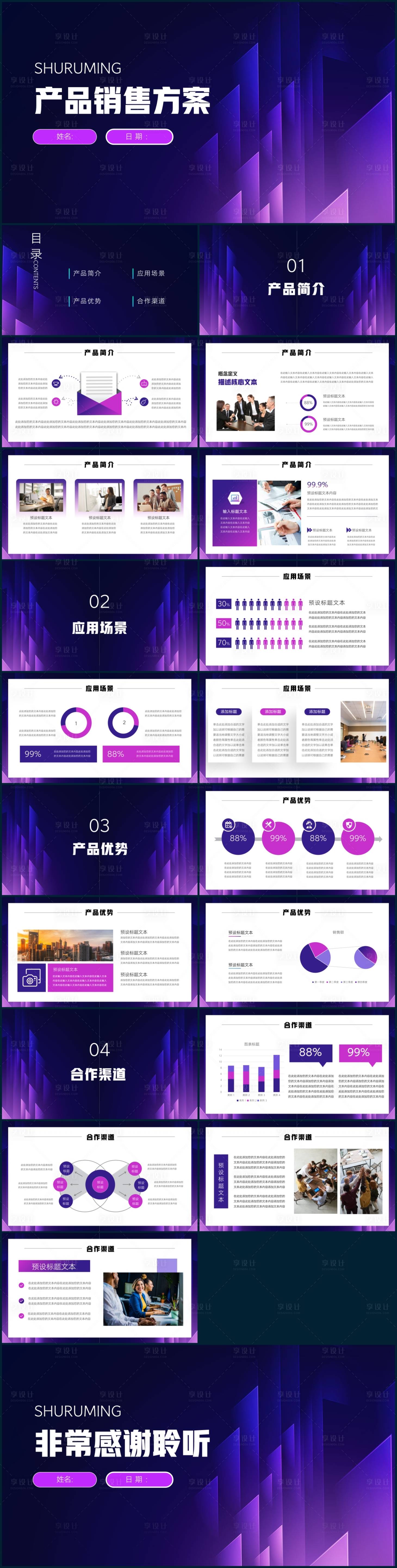 源文件下載【享設計】搜索編號：51170018325108377【產品銷售方案營銷策劃PPT】