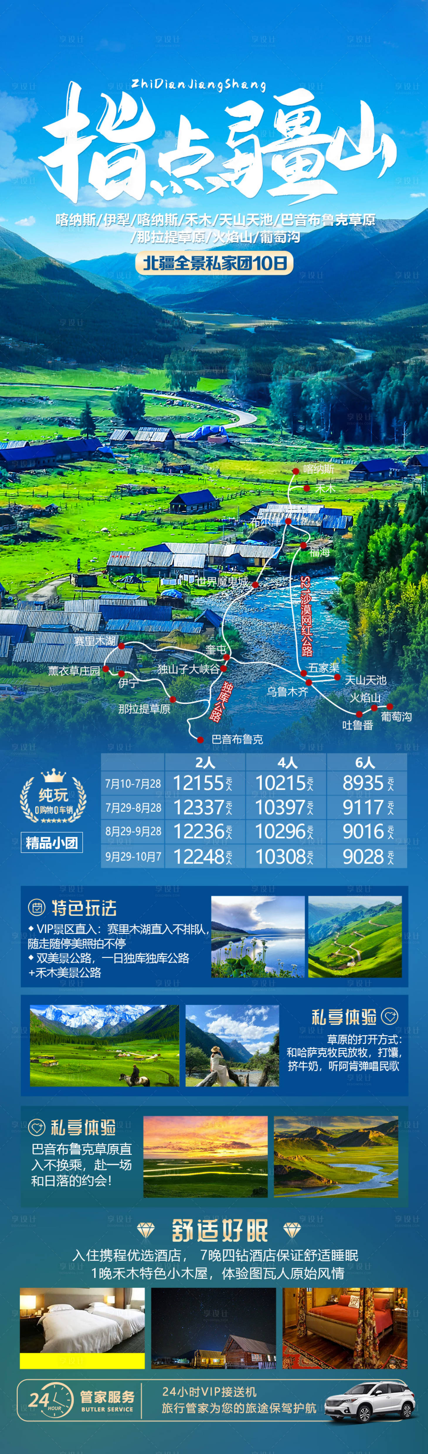 源文件下载【新疆北疆旅游长图】编号：33320018194668541