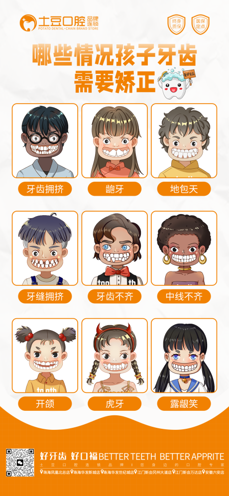 源文件下载【儿童口腔早期矫正海报】编号：39870018132733240