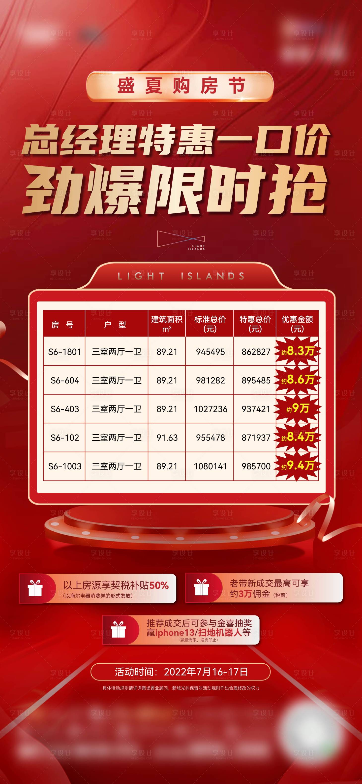 源文件下载【享设计】搜索编号：20620018102455025【特价房微信海报】