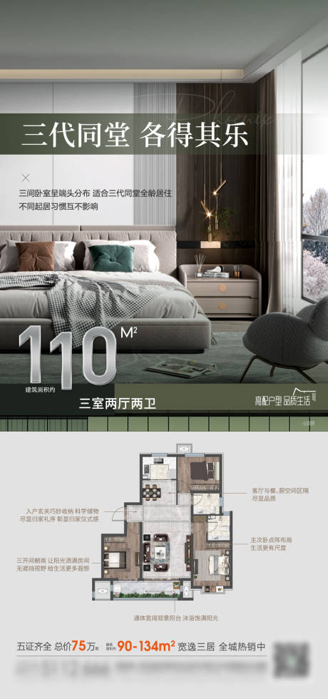 源文件下载【地产户型价值海报】编号：63950017865348122