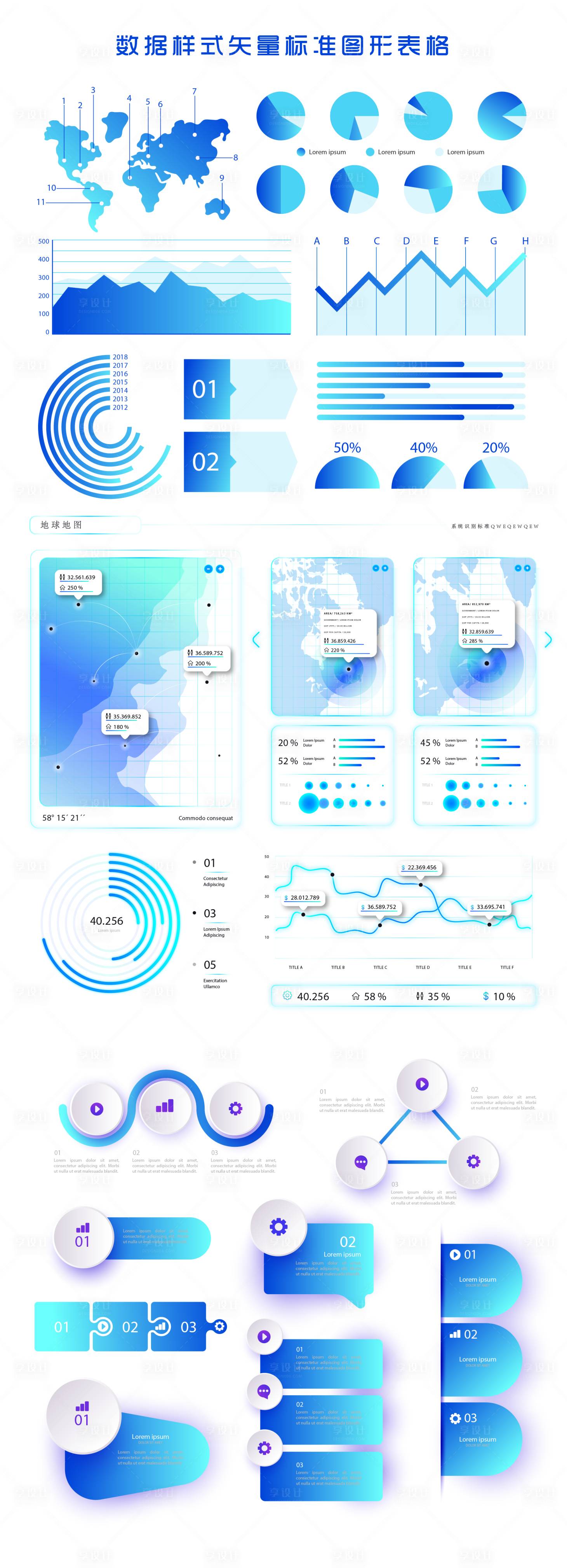 数据图表表格PPTAI广告设计素材海报模板免费下载-享设计