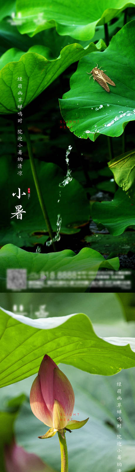 源文件下載【享設計】搜索編號：88960017797794292【地產小暑節氣系列海報】