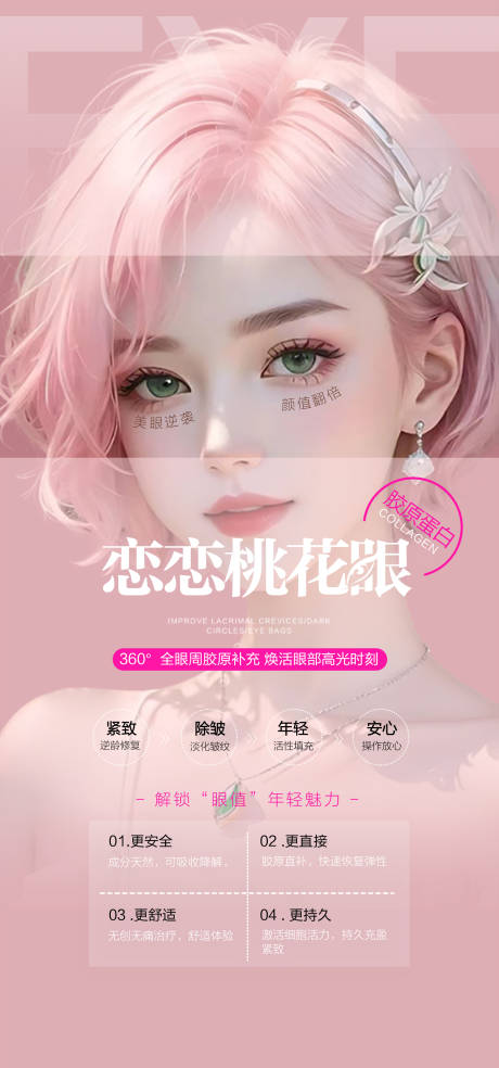 源文件下载【眼周年轻化海报】编号：98150018363569759