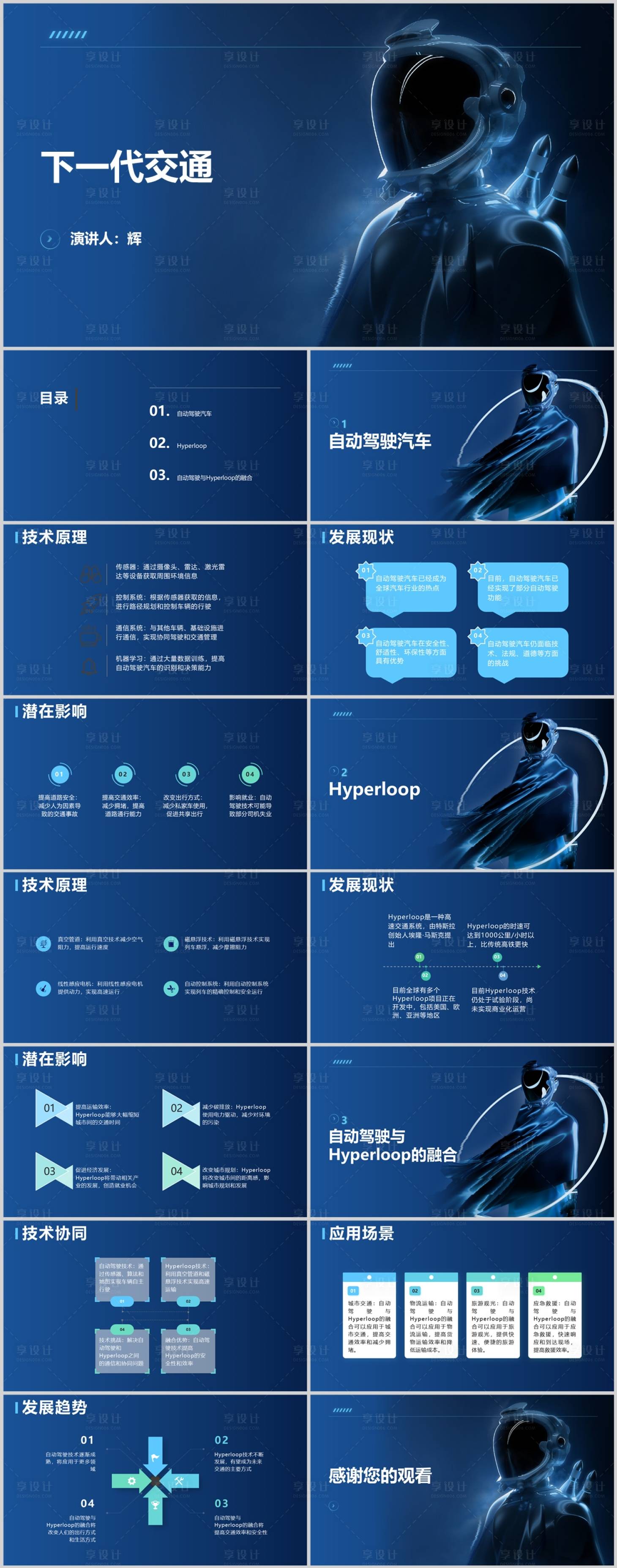 源文件下载【享设计】搜索编号：40610018269189670【下一代交通PPT】