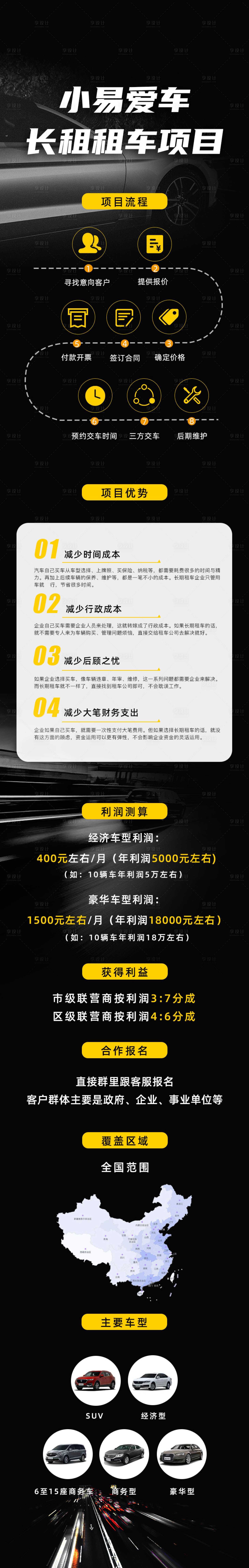 源文件下载【享设计】搜索编号：29000017968891481【租车长图】