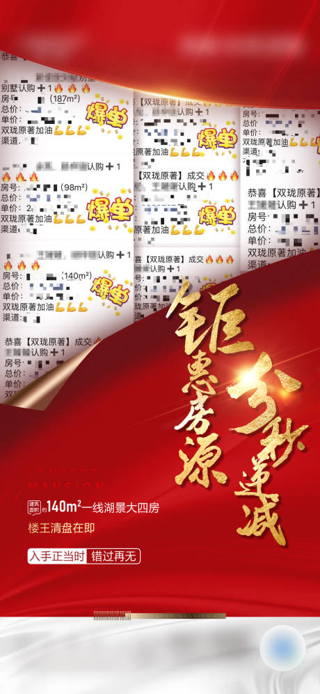 源文件下载【房地产红稿海报】编号：84420017825471700