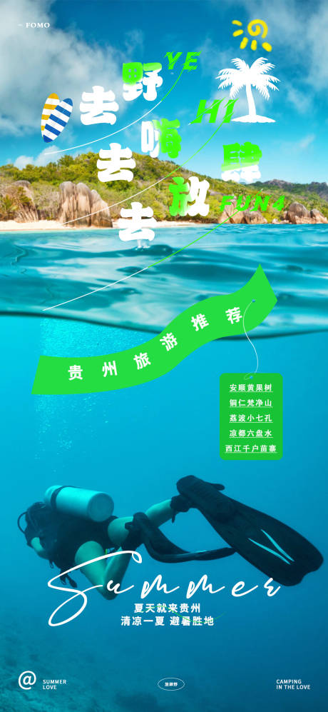 源文件下载【夏日文旅海报】编号：59240018393718758