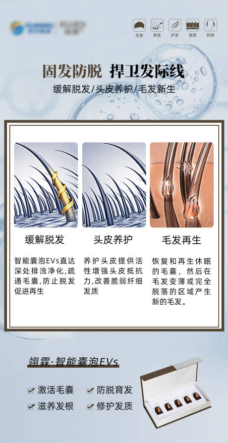源文件下载【享设计】搜索编号：83270018289189911【防脱发产品海报】