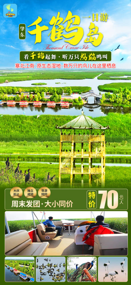 源文件下载【肇东千鹤岛海报】编号：20480018013613123