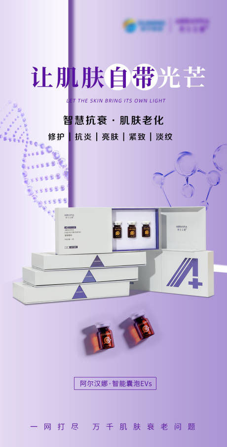 源文件下载【外泌体抗衰老海报】编号：29650018282903655