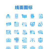 线面icon图标设计AI 设计素材和海报模板免费下载-享设计