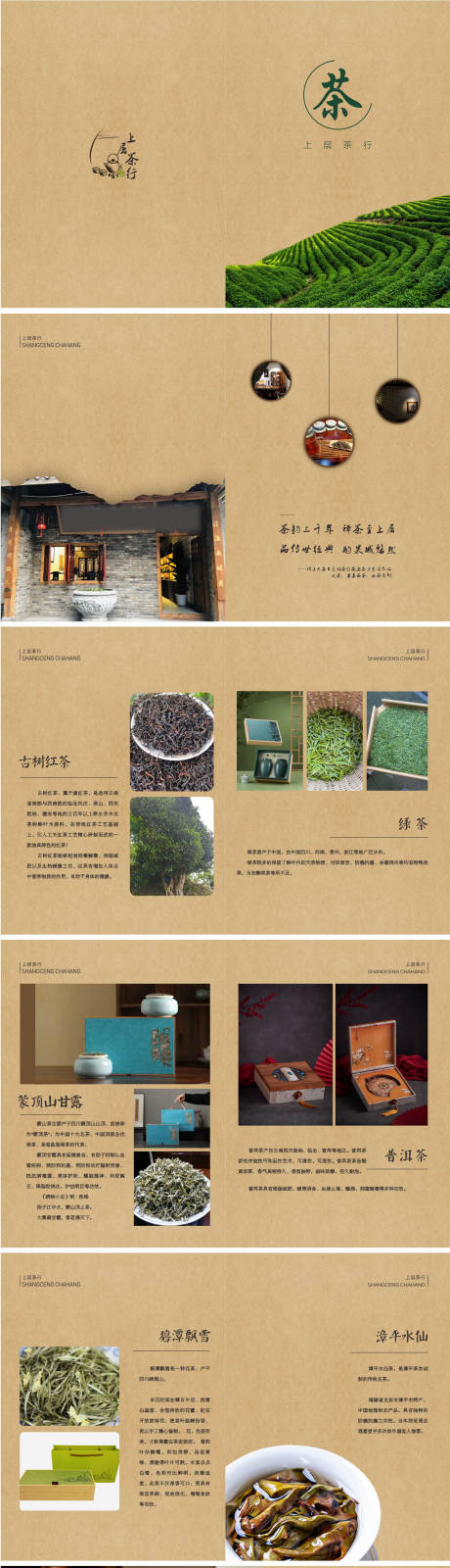 源文件下载【享设计】搜索编号：31610017924148695【茶业宣传册】