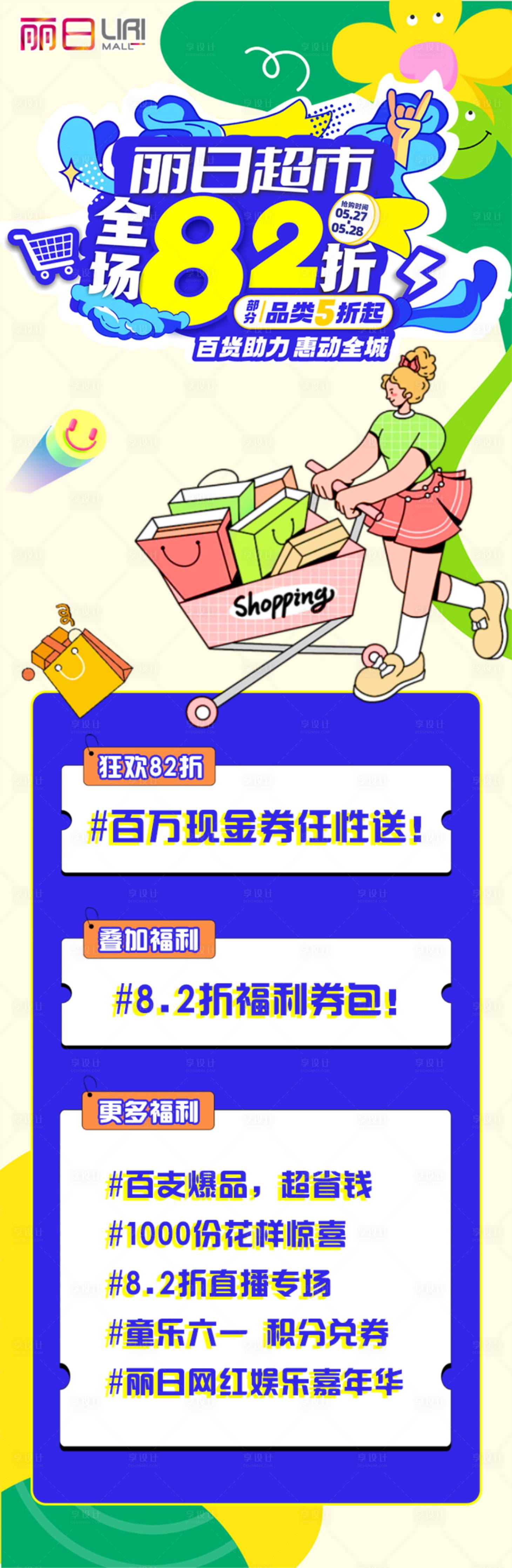 源文件下载【超市促销长图】编号：88430017983624815