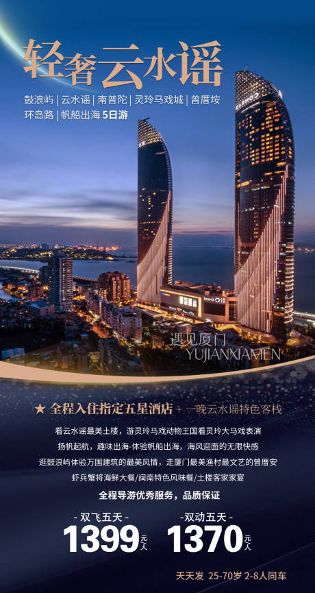 源文件下载【福建厦门旅游海报】编号：73870018015432201