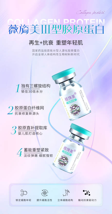 源文件下载【医美胶原蛋白海报】编号：41590017866533649
